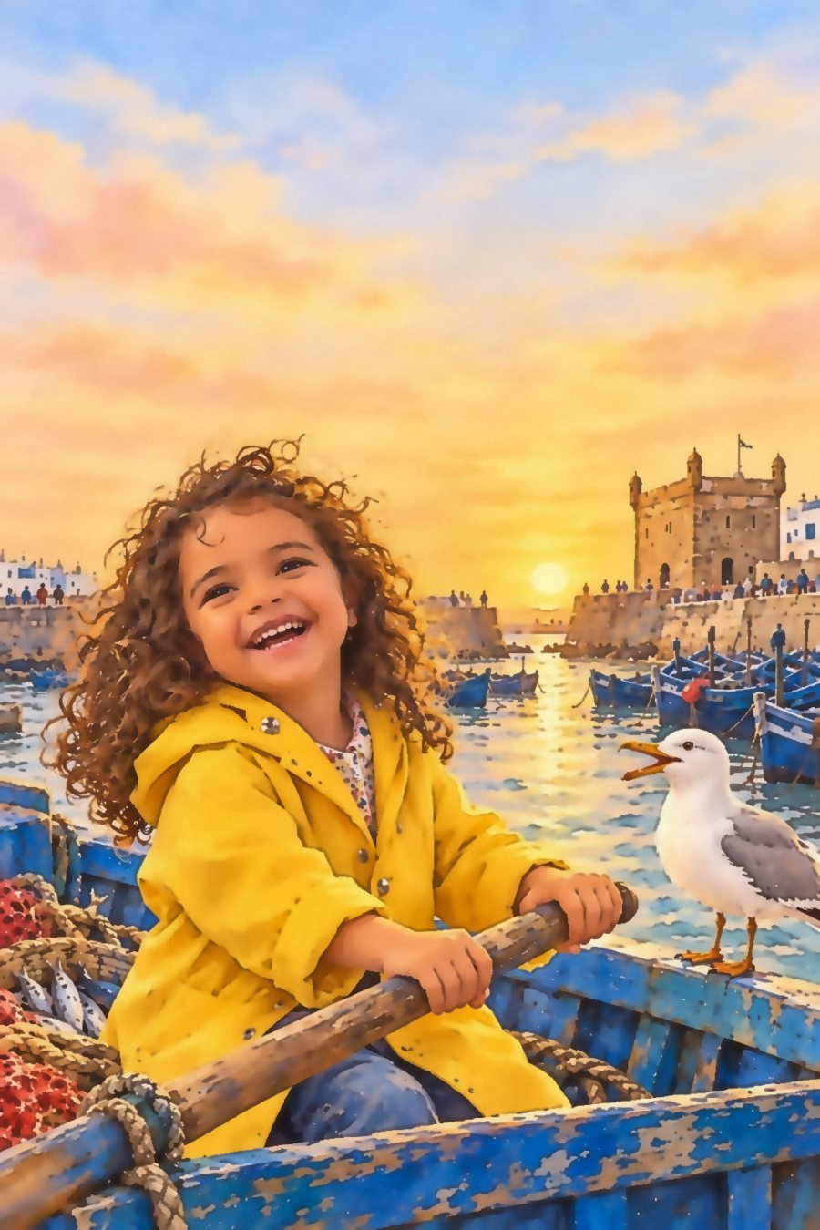 Couverture d'exemple avec le prénom de votre enfant