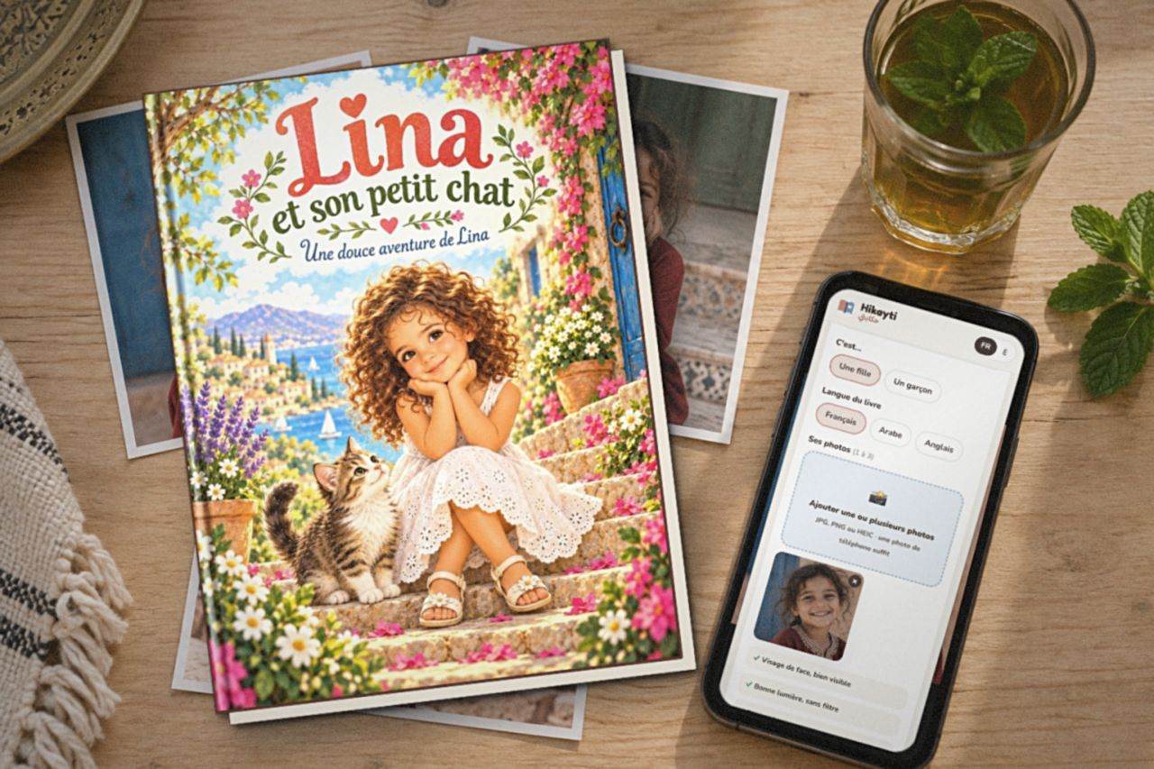 Le livre imprimé posé sur la table